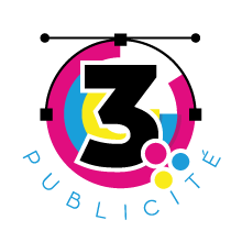 Logo agence 3 pti points publicité